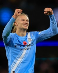 开云网址-哈兰德在英超对阵曼联直接参与11球，贡献8球3助超过任何曼城球员